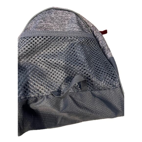 Adidas Defender Small Gray Black Gym Bag 18"x10"x12" - Picture 5 of 6